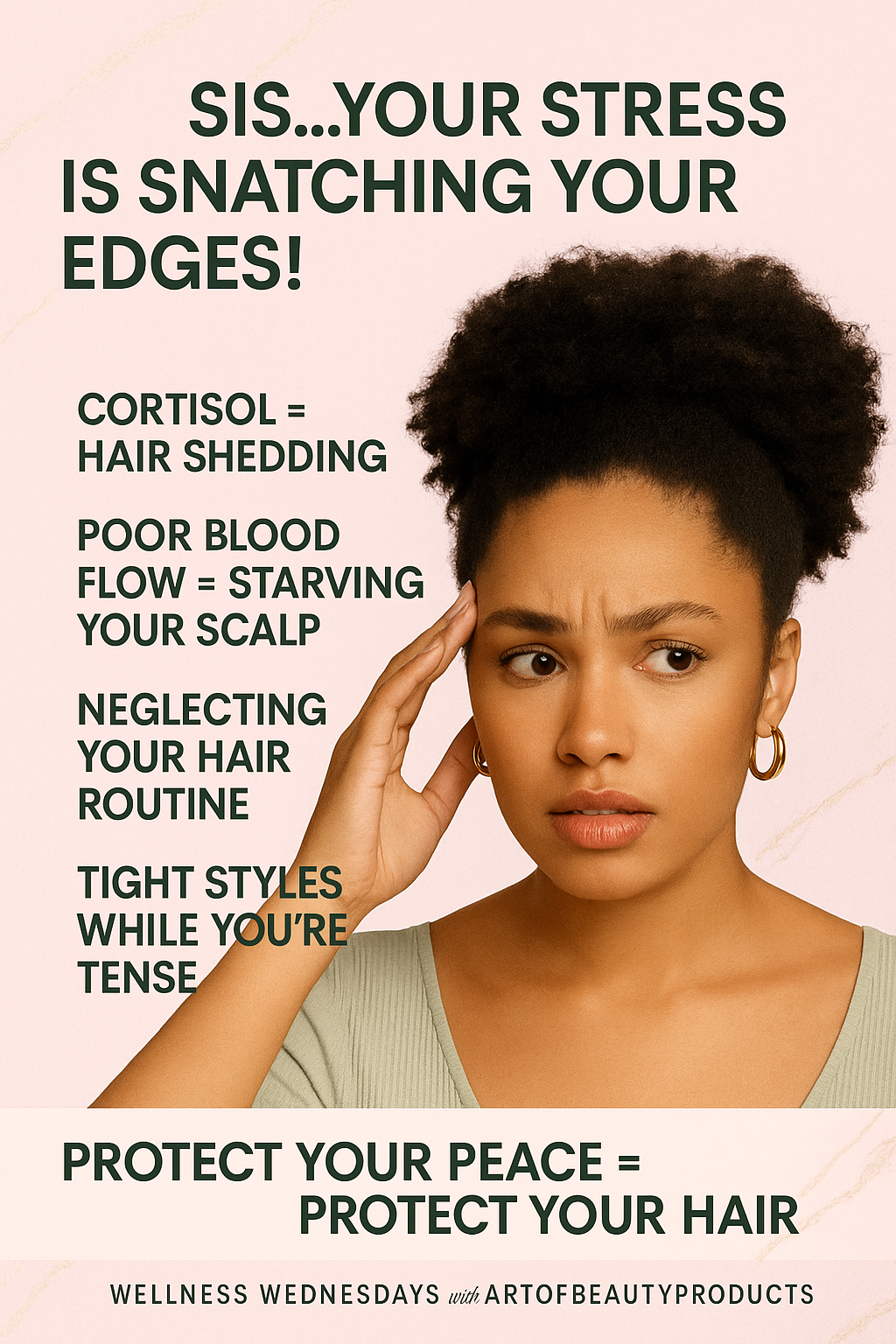 5 Ways Stress Is Snatching Your Edges (and How to Get Them Back)