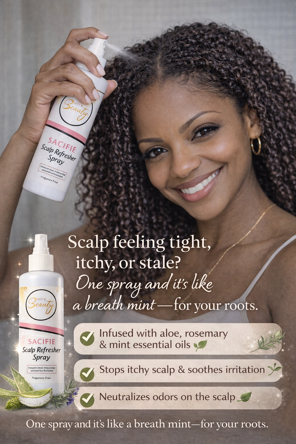 Sacifie Scalp Refesher Spray